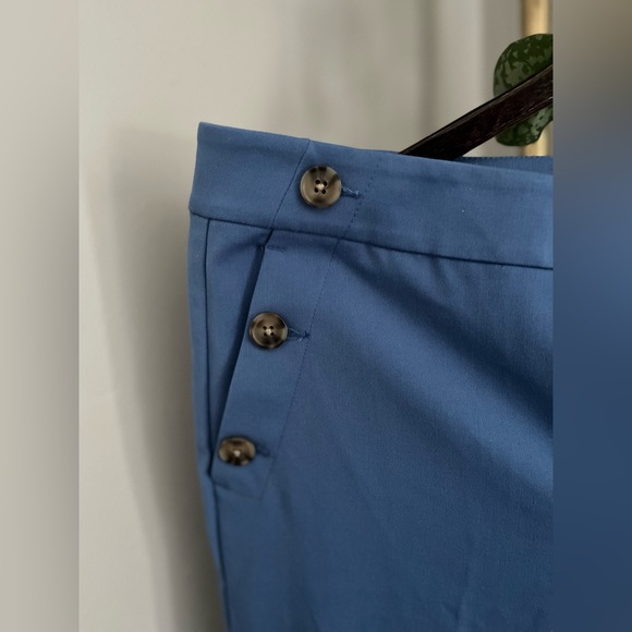 Loft Sailor Style Blue Dress Pants NWT  ~ Size 14 - Picture 4 of 7